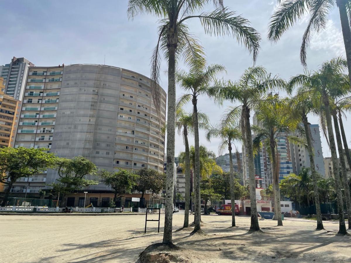 Pe Na Areia Em Santos! Que Vista Mar! Daire Santos  Dış mekan fotoğraf
