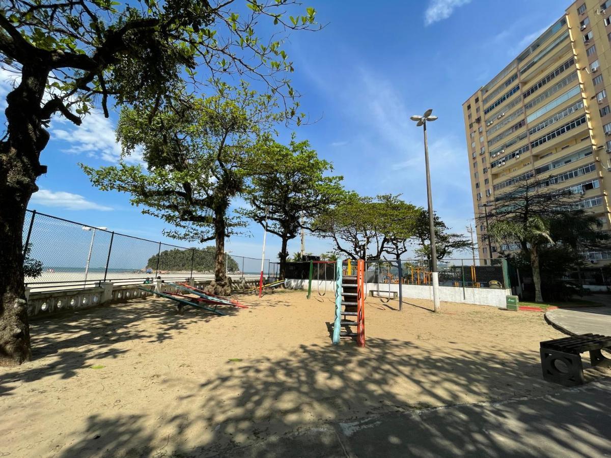 Pe Na Areia Em Santos! Que Vista Mar! Daire Santos  Dış mekan fotoğraf