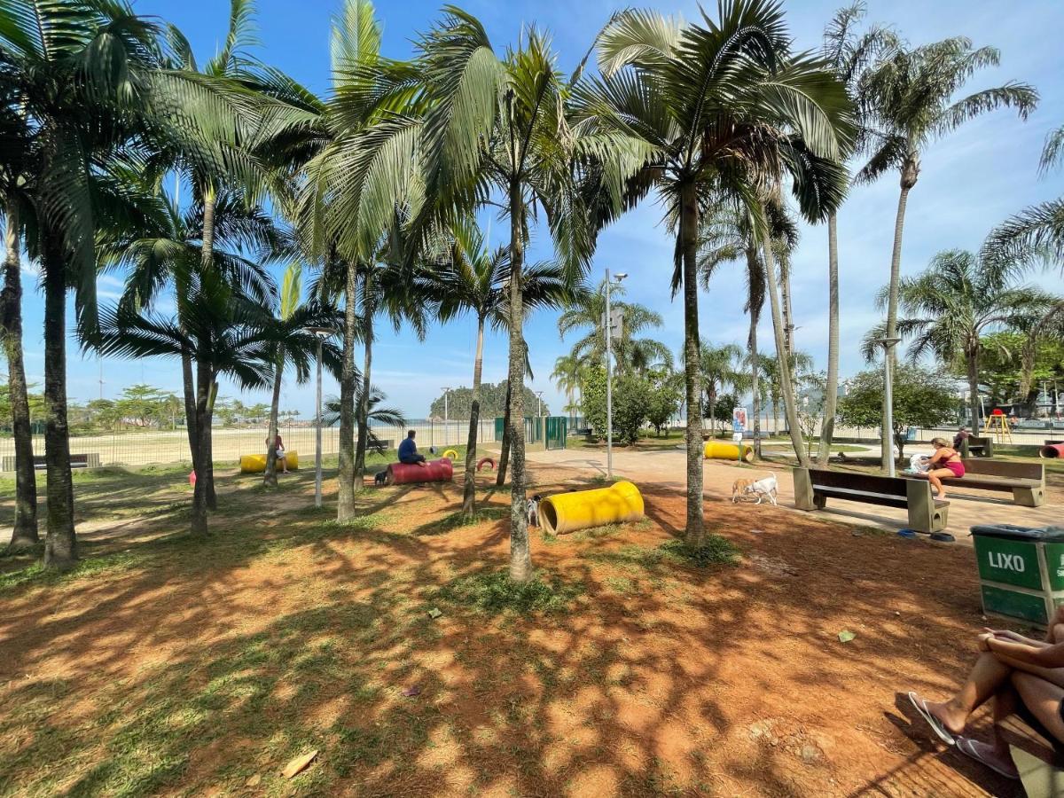 Pe Na Areia Em Santos! Que Vista Mar! Daire Santos  Dış mekan fotoğraf