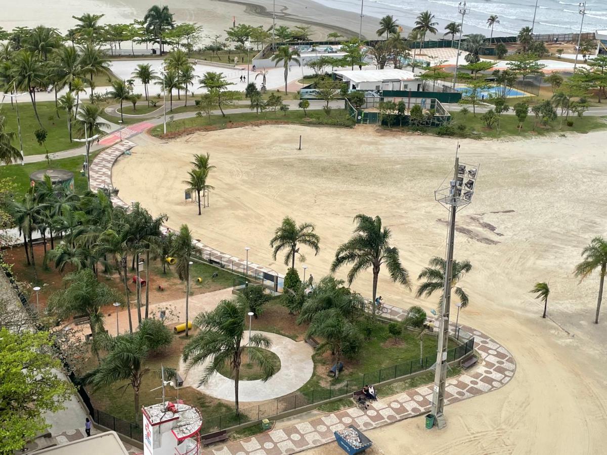 Pe Na Areia Em Santos! Que Vista Mar! Daire Santos  Dış mekan fotoğraf