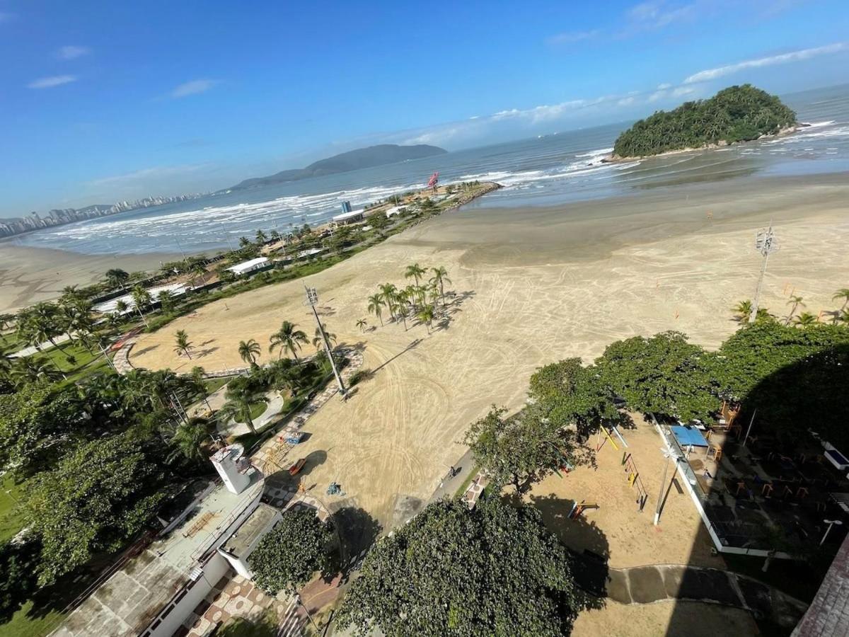 Pe Na Areia Em Santos! Que Vista Mar! Daire Santos  Dış mekan fotoğraf